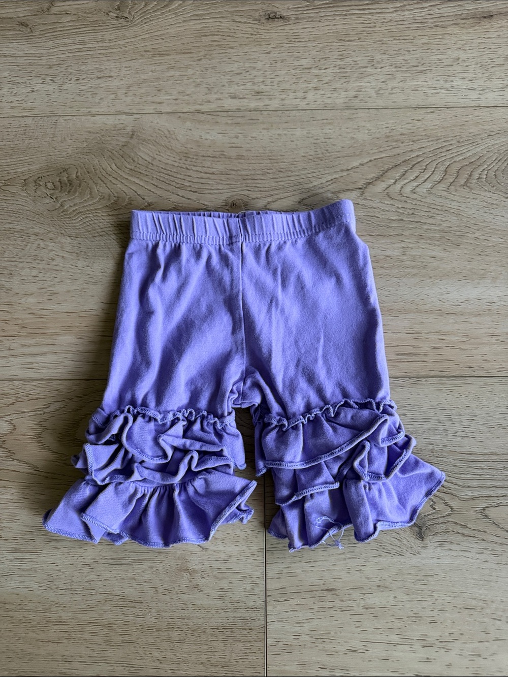 Lavender Ruffle Diaper Cover Shorts - Kids Accessories